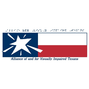 Logo for the Alliance of and for Visually Impaired Texans