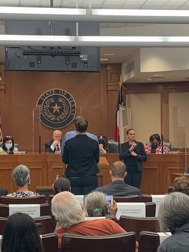 Erik Hammer testifying at House Committee hearing